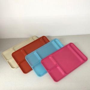 Tupperware Divided Picnic Trays